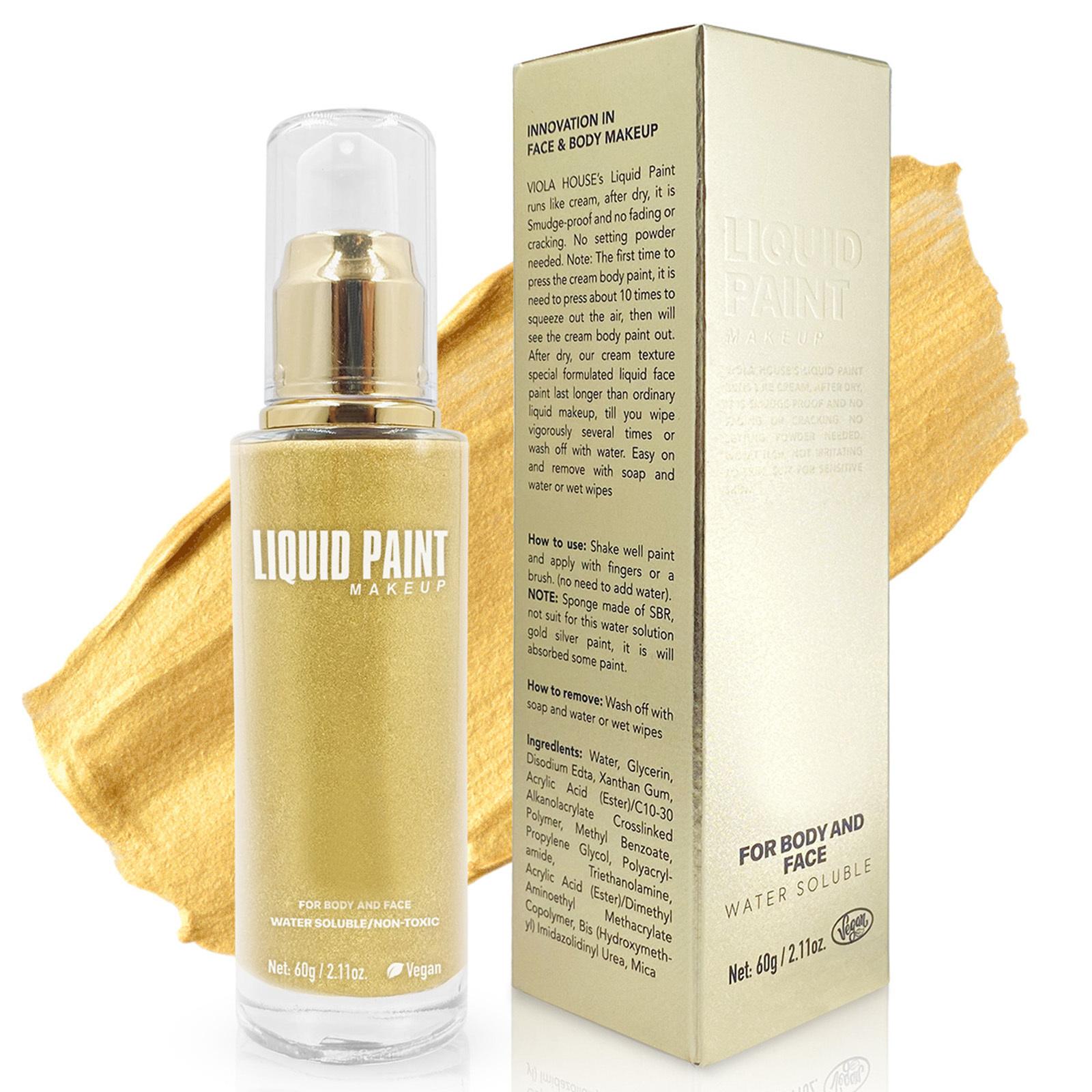 

Металлический лосьон для лица и тела с эффектом мерцания 60 г, водостойкий, с высоким блеском, люминесцентный увлажняющий крем для загара, основа под макияж для сценических костюмов и мероприятий One Size