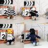 Wear Cool Clothes Cat Plush Keychain Toy Stuffed Dolls Backpack Pendant Gifts