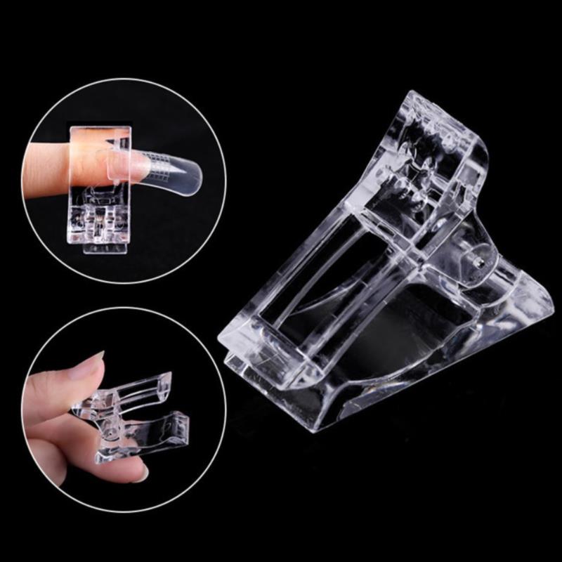 5Pcs Nail Tips Clip Quick Building Poly Builder Gel Diy Extension Clamp Clips