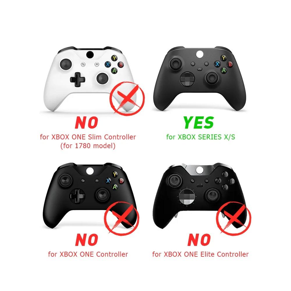 Gehäuserückseite Schale für Xbox Series X S Controller Ersatzteile DIY Reparaturset Schutzhülle