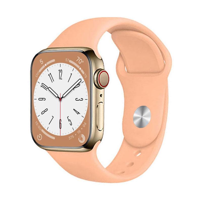 Silikonový řemínek pro Apple Watch pásek 40 mm 44 mm 45 mm 41 mm 38 mm 42 mm 49 mm pásek náramek iWatch series 3 4 5 6 se 7 8 ultra