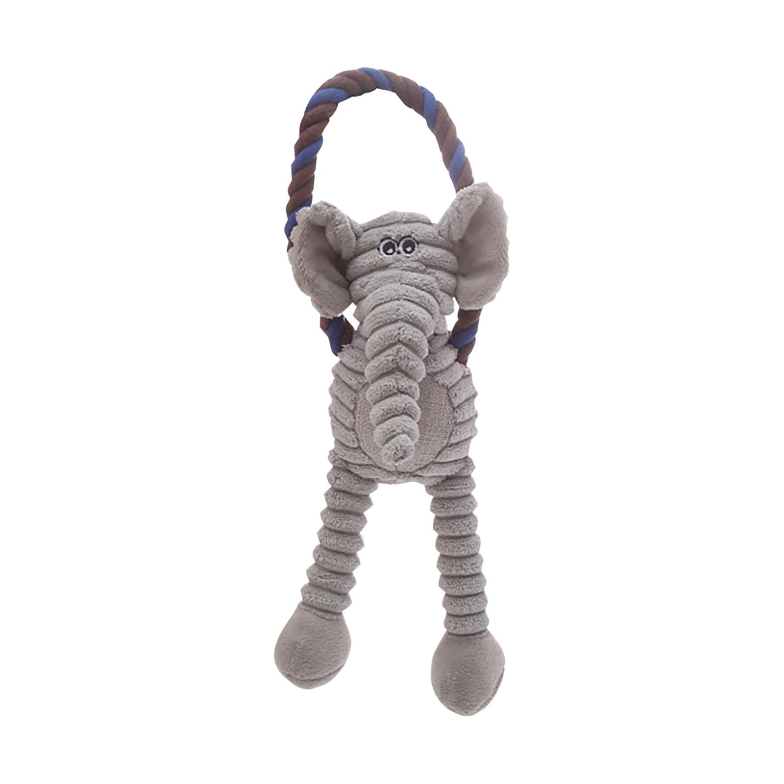

Toys For Puppies, Toy Dog Chew Toy For Teething Chewing , No Stuffing Plush Animal Dog Toy For Small Medium Large Dog One Size