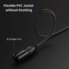3.5mm TRS Male to 3Pin Auditory Cable For Studio Recording Live Performances Durables PVC Shielded Conductor