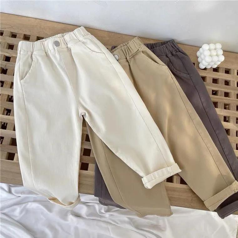 Children's Pants Men's and Women's Casual Pants All Wear Korean Version of Trousers