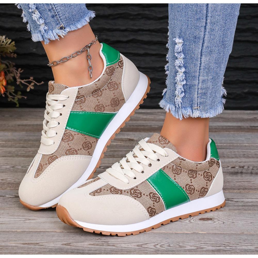 Breathable Women's Sneakers Lightweight Leisure Tennis Shoes for Women Flower Design Luxury Shoes Comfort Fashion Platform Shoes
