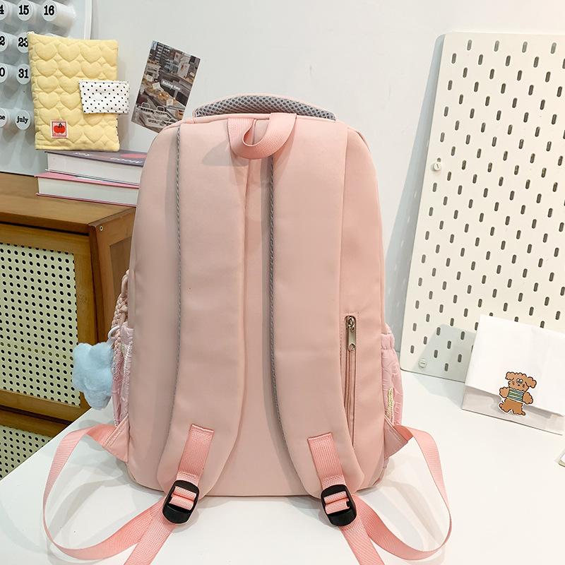 Korean version of the new small fresh and cute large-capacity backpack for junior high and high school students school bag women's ins niche backpack
