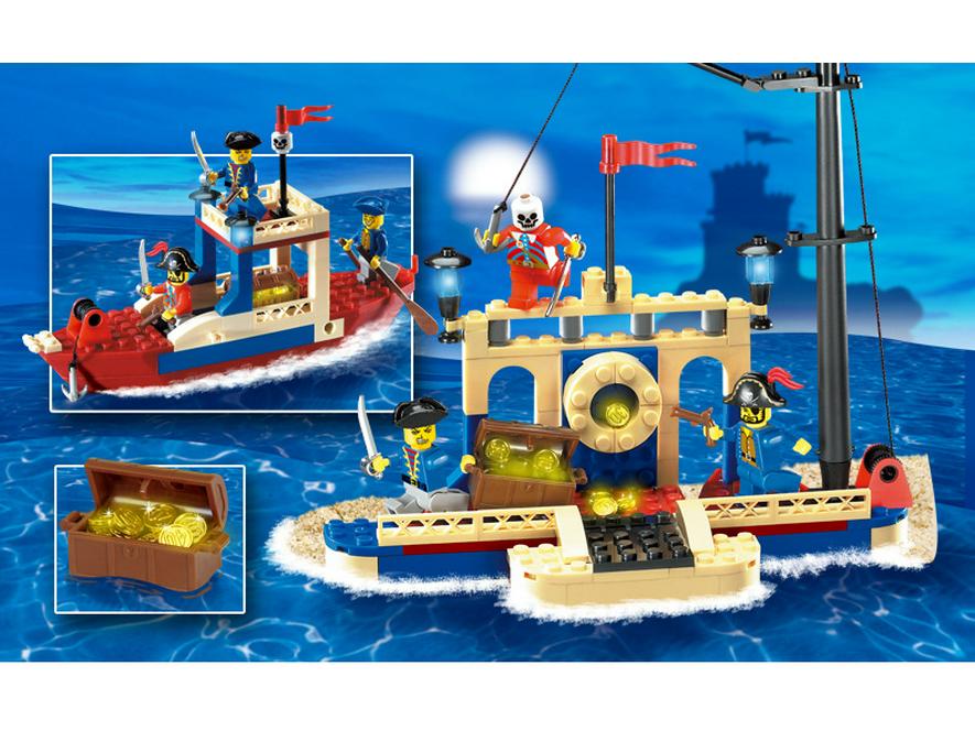 Enlighten Blocks Pirate Ship Educational Toy for Kids