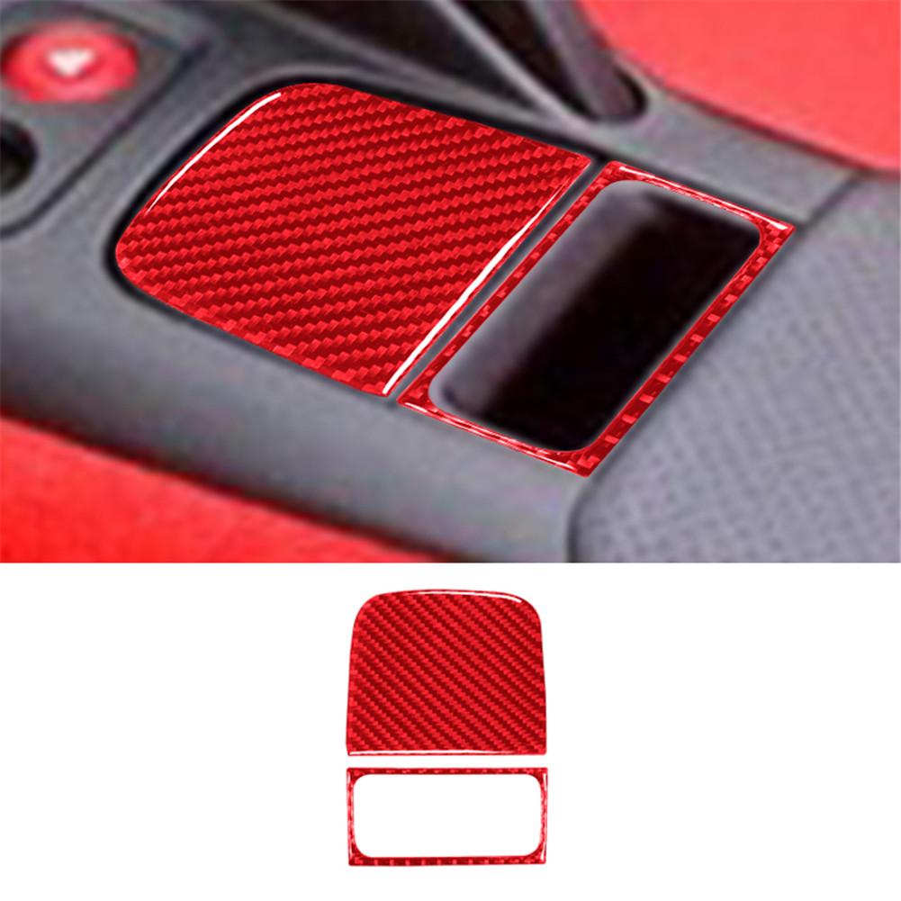 Autocol de protecție roșu pentru decorațiuni interioare pentru Honda S2000 2000-2009 Accesorii auto Fibră de carbon