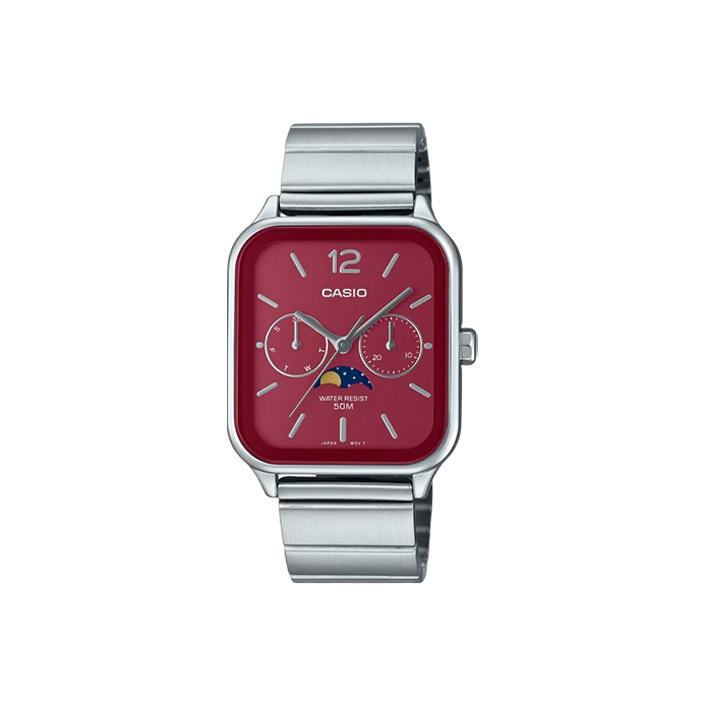 CASIO Men Standard Series 34mm Red Watch MTP-M305D-4AV MTP-M305D-4AV Red Watch Dial