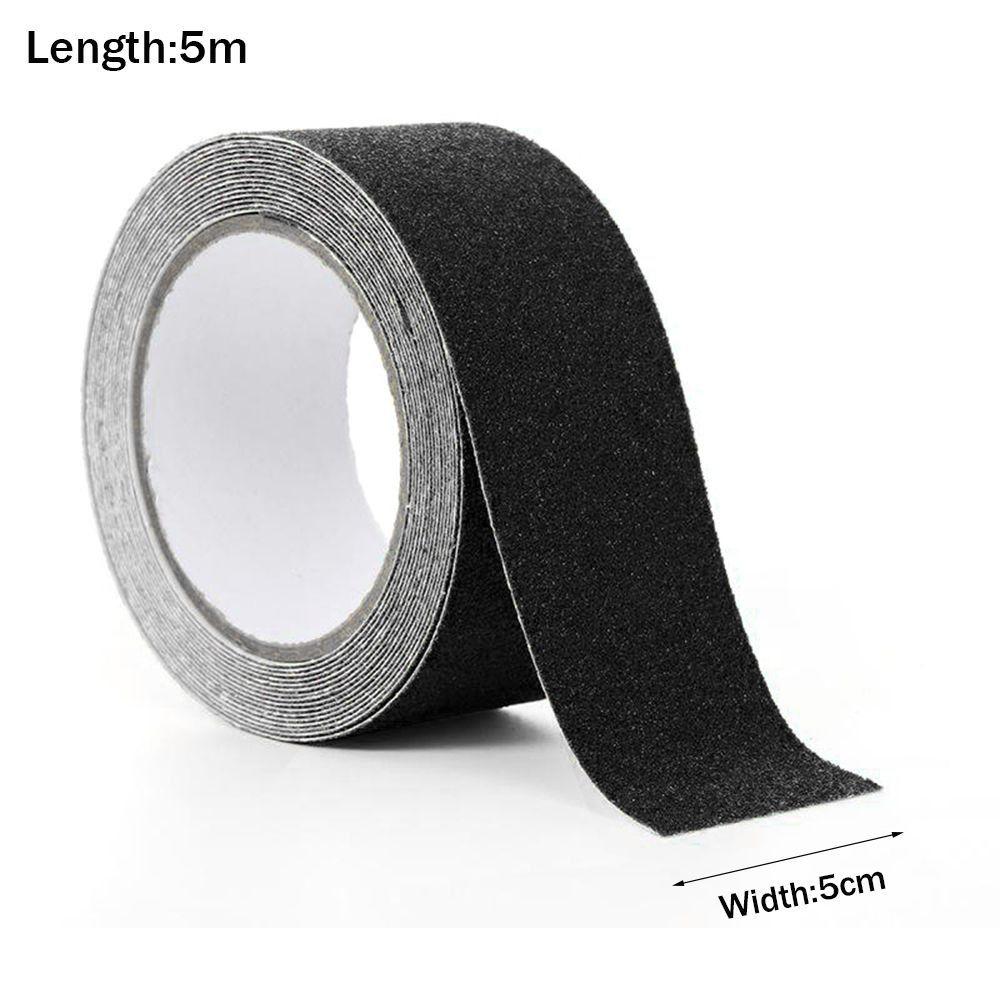 5m/roll Portable Matte Non Slip Tape Self-adhesive Waterproof Floor Anti Slip Sticker PVC Carpet Tape for Stair Step Treads