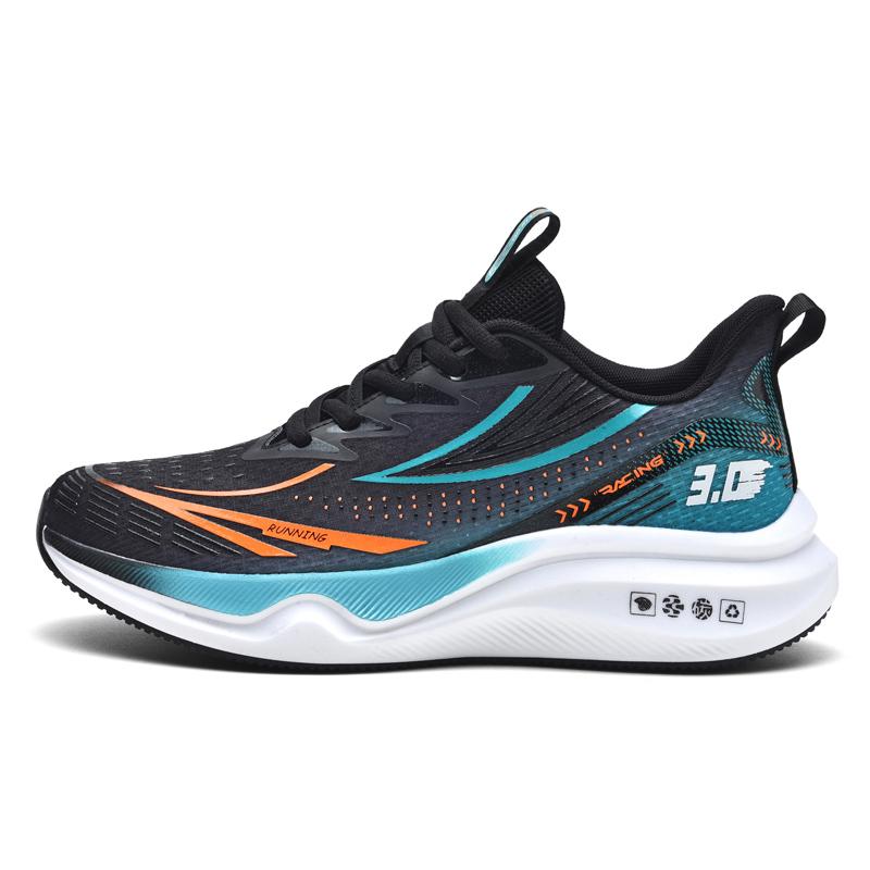 Men's Four Season Breathable Fashion Outdoor Casual Sneakers Light Soft-sole Speed Running Shoes Comfortable Racing Sports Shoes