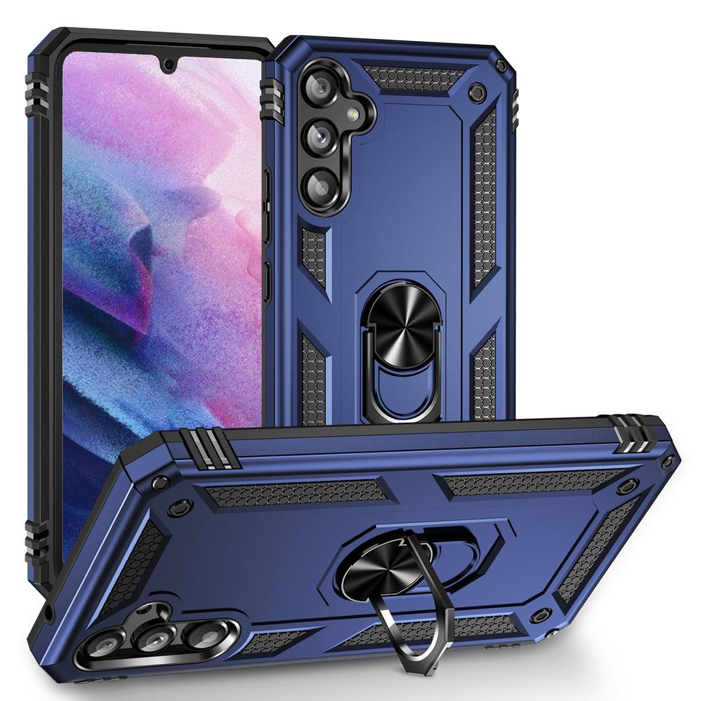 Shockproof Armor Magnetic Case For Samsung Galaxy A34 A24 A14 A54 A13 A33 A71 A51 A52 A53 A33 A04E A32 A53 A21S Metal Ring Cover