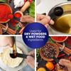 5-Piece Heavy Duty Round Measuring Spoons Set Accurate Measurement Markings Nesting Convenience Easy Clean Ideal Dry Liquid