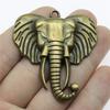 2 Pezzi Ciondoli Elefante Colore Bronzo Antico Ciondoli Elefante Ciondoli Per Braccialetti Grande Ciondolo Elefante Ciondoli Creazione Gioielli