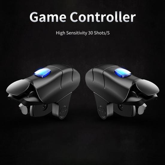 2Pcs Game Controller High Sensitivity 30 Shots/S Fast Free Shooting Key Aim Button