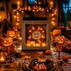 Unique Halloween Gifts Lighted Frame Ornaments, Light Up Shadow Box, Warm Small Figures Atmosphere LED Lights for Home Living Room Bedroom Decor