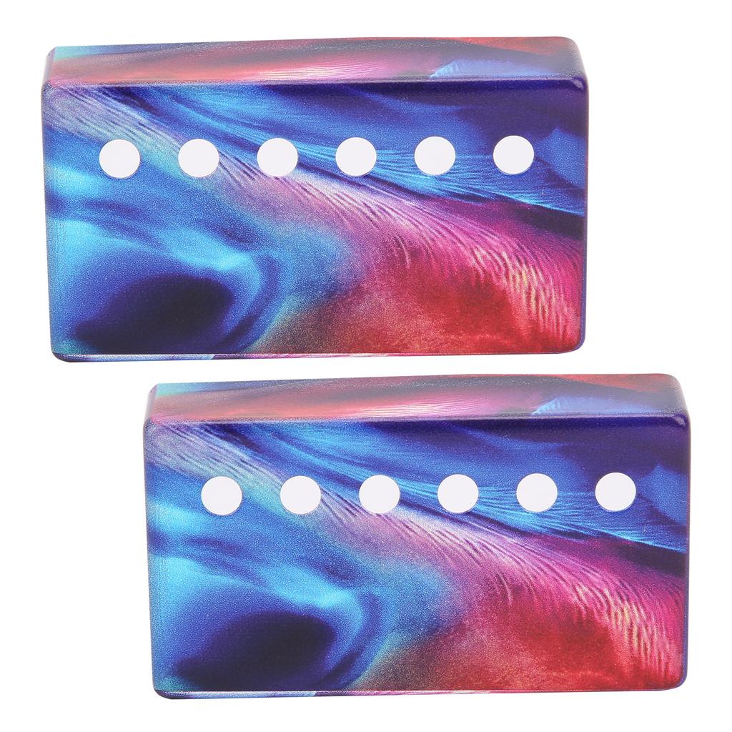 2 Stück Tonabnehmerabdeckung 6 Loch Kupfer Schutzhülle Gitarrenwartung Deko Zubehör