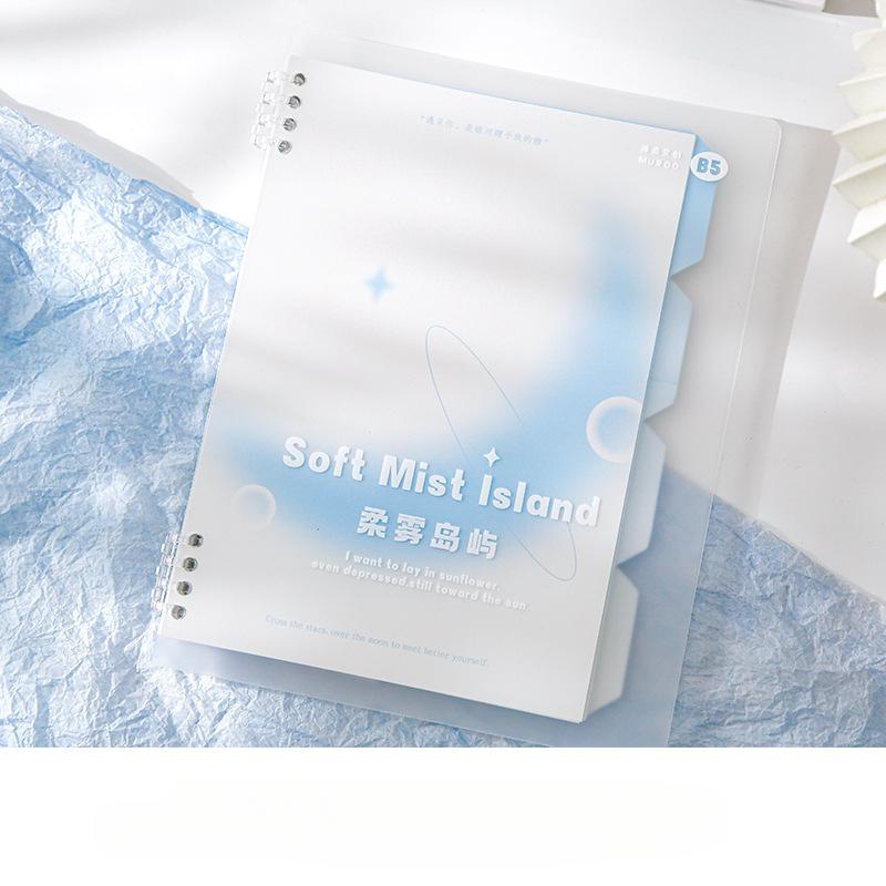 Minimalism Aesthetic Notebook for Student Chic Korean Butterfly Heart Binder Notepad DIY Decor Scrapbook Journal Diary