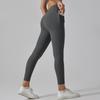 High-intensity Tight Yoga Pants Composite High-waisted Tummy-tucking Sports Pants High Elastic Ultra-thin Quick-drying Fitness Pants Female