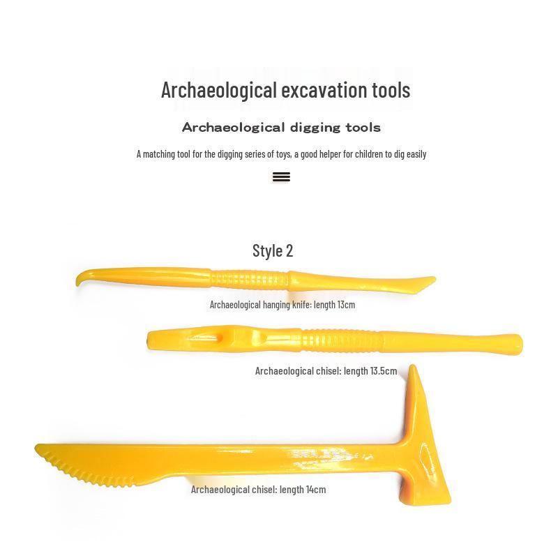 Archaeological Dig Toy Set: Excavation Tools & Accessories for Treasure Hunting