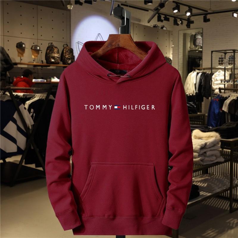 2025 Men's Trendy Fleece Hoodie with Printed Hood