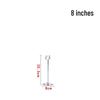 U-Shaped Stainless Steel Menu & Table Number Holder for Hotel & Wedding Banquets