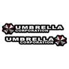 4pcs/set 12*2cm Umbrella Corporation Logo Car Door Handle Stickers