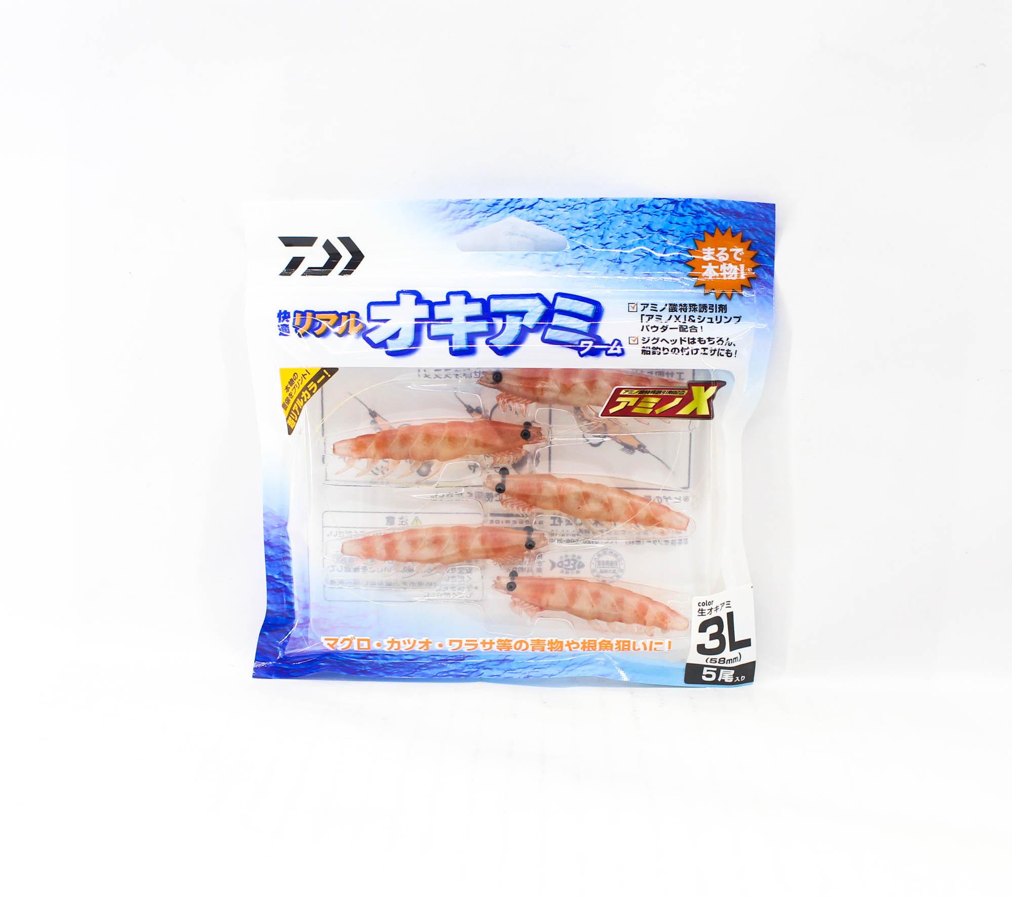 

Daiwa Soft Lure Kaiteki Real Okiami 3л 58 мм 5 шт. в упаковке Намаокиами (1340)
