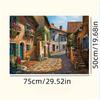 300/500/1000pcs Paper Puzzle Urban Oil Painting Jigsaw Puzzle Creative Gift for Adults Perfect for Family Game Party Home Decor