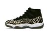 Women's Sneakers Jordan 11 Retro Animal Instinct (Women's) Black/Red-Sail-White