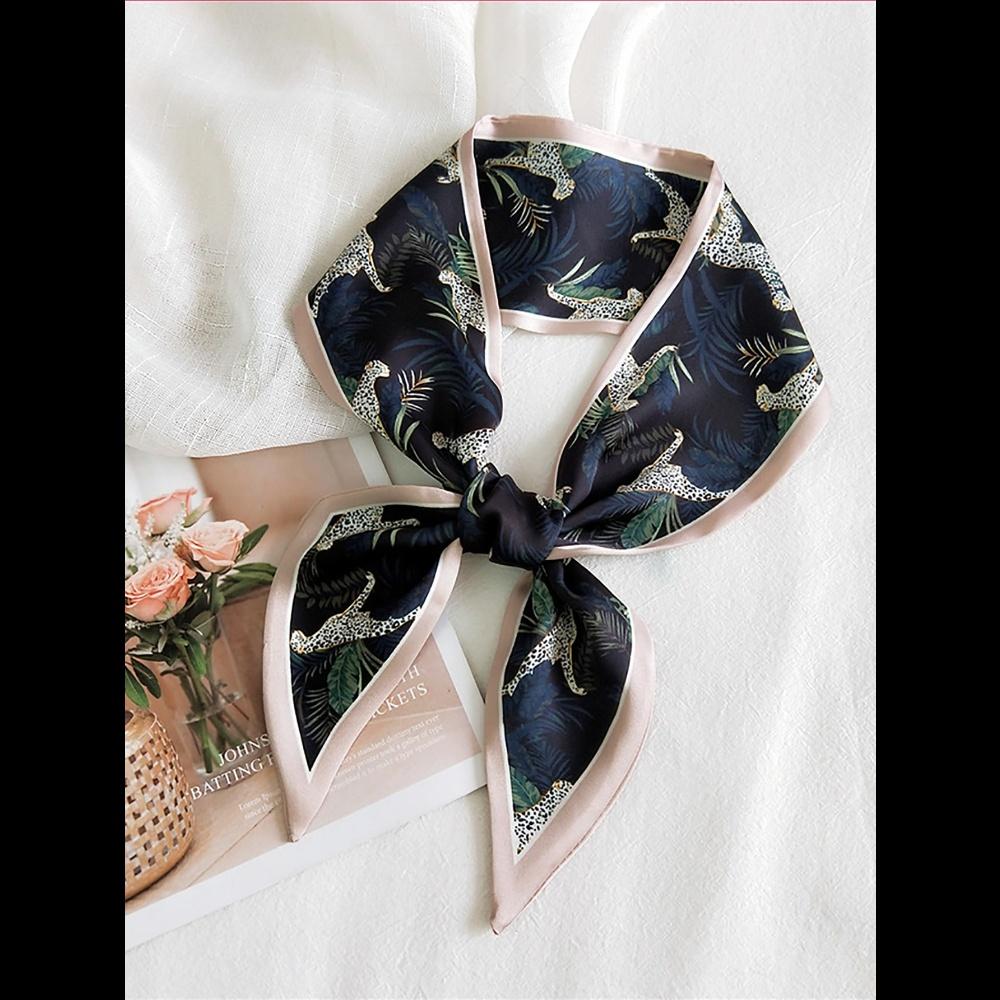 Women Paisley Polyester Silk Scarves & Neck Scarves & Hairbands Suitable For Hair Accessories, Wrapping Bags, Gifts Headband Turban Headband Sweatband