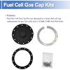 Aluminum Easy Fill Fuel Cell Gas Cap Oil Tank Cover With 12 Bolt Cell Bung and Gasket