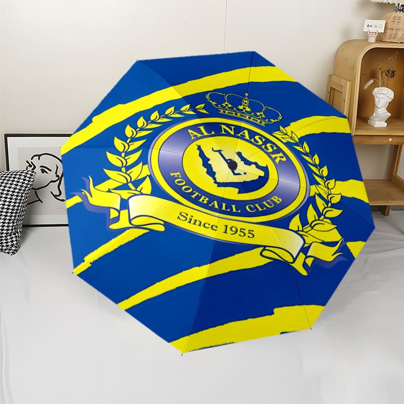1 pezzo Squadra di Calcio (27) Ombrello, Protezione Solare e Schermatura UV. Ha Otto Stecche Robuste per l'Uso all'Aperto ed è il Regalo Perfetto