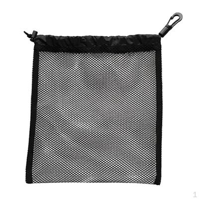 Ball Net Mesh Carrying Bag with Snap Hook for Tennis Balls, Golf Table Cm