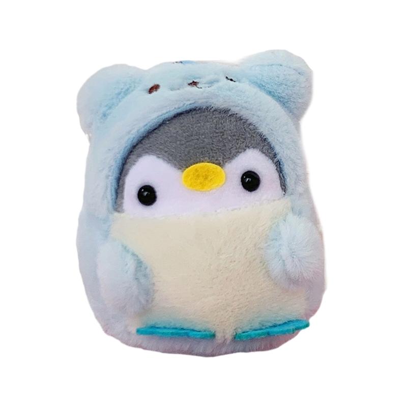 Penguins Doll Keychain Bag Pendant Charm Plush Doll Toy Car Keychain Christmas Gifts Phone Ornaments for Womens Girls