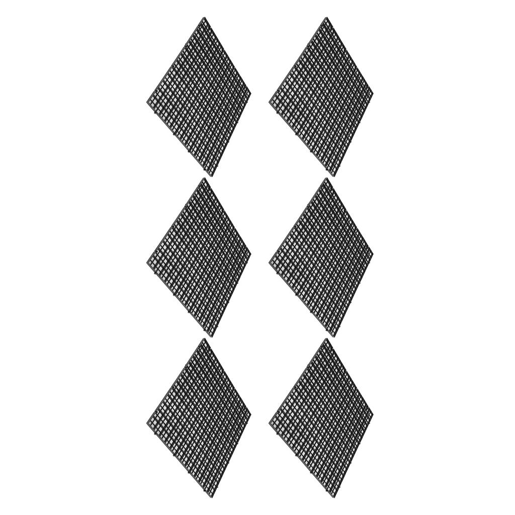 6Pcs Aquarium Fish Tank Isolation Bottom Filter Grid Plate Dividers Crate Cutting Splicing