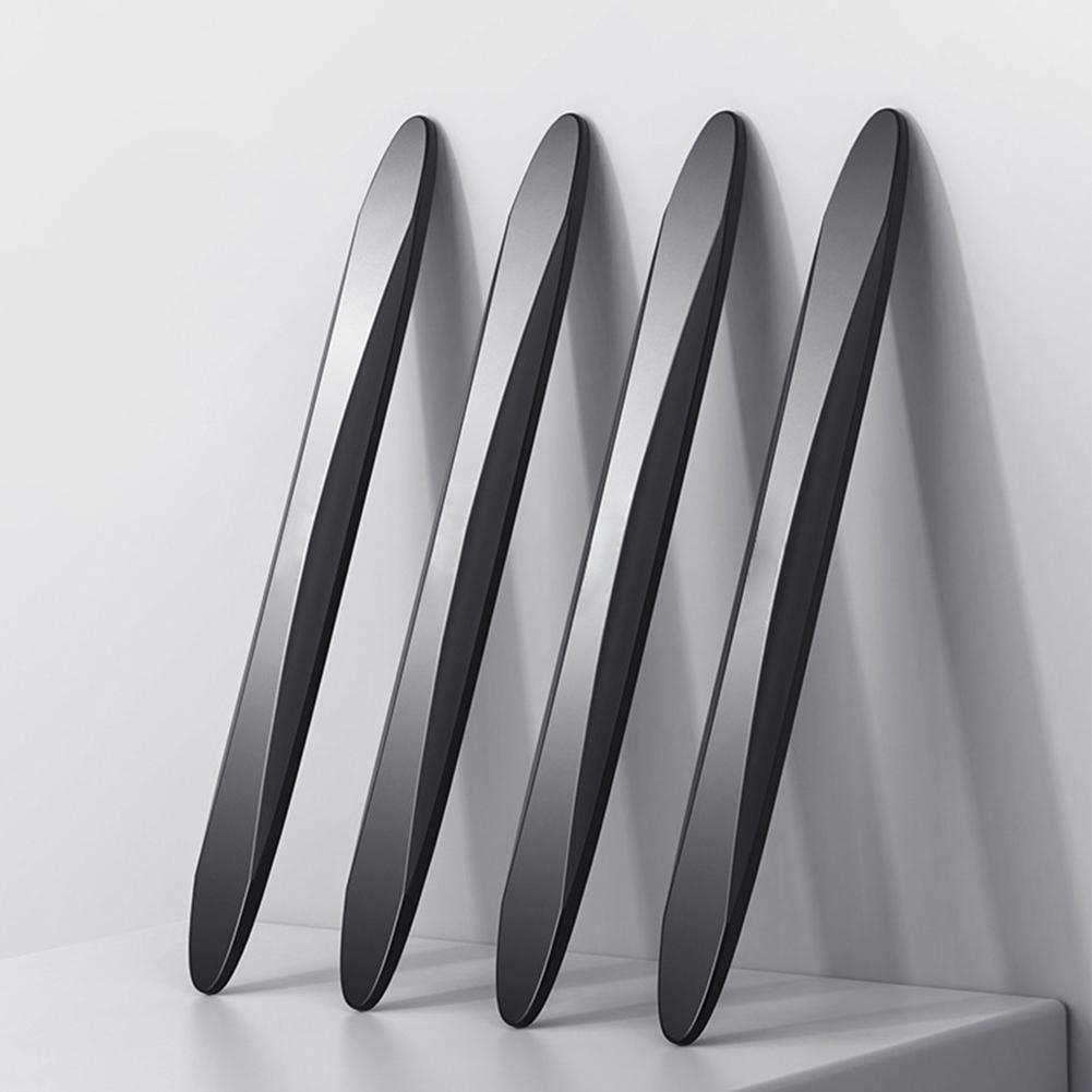 

4 шт. защитная лента для двери автомобиля, противоударные полосы, невидимые полосы для защиты бампера от царапин, автомобильные защитные полосы, наклейки на губы двери, автомобильные аксессуары чёрный