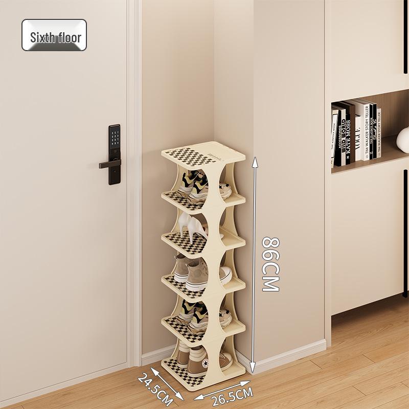 

Компактна багатоярусна полиця для взуття для передпокоїв та малих просторів - Міцна, стійка та пилозахищена. Width 24.5cm, Depth 26.5cm