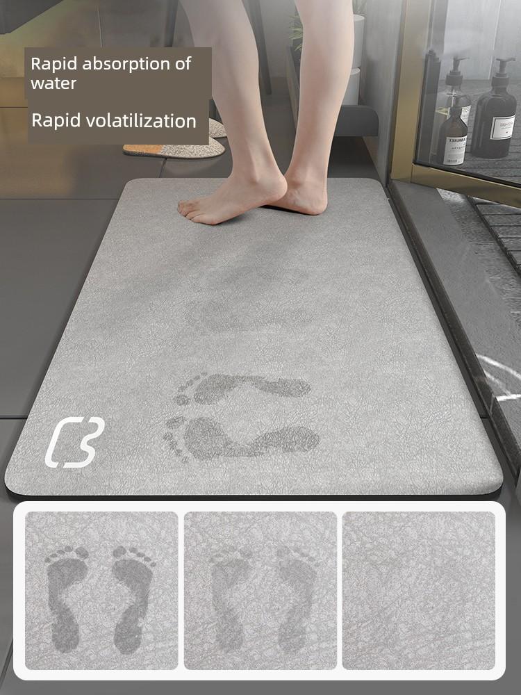 Disposable Diatom Ooze Cushion Toilet Bathroom Mats Minimalist Indoor Scrubbing PVC Foot Pad Entry Door High-End