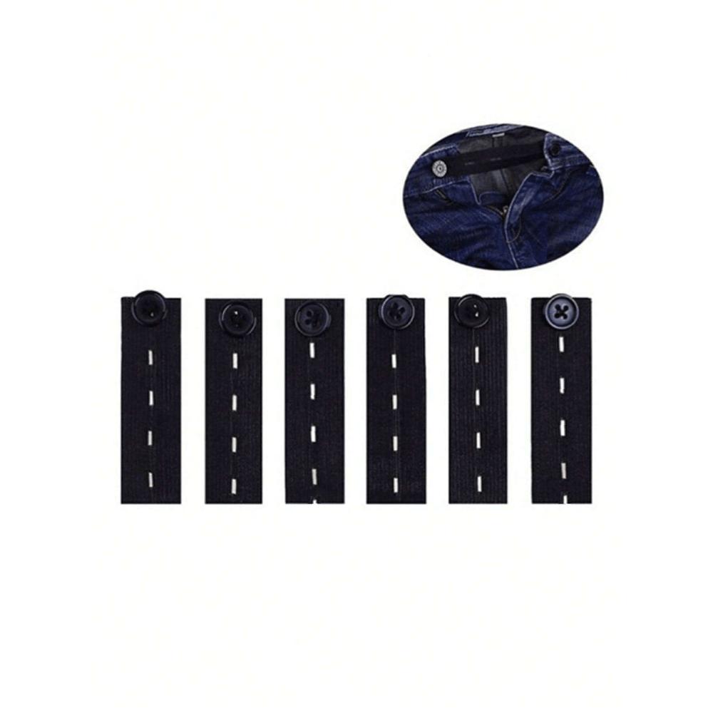 2pcs Waistband Extender Buckle, Elastic Adjustable Pants Extension, Maternity Pants Stretch Button
