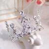 New Crown Tiara for Children Girls  Princess  Performance  Fashion Catwalk Round Crown  Alloy Sweet Hair Accessories