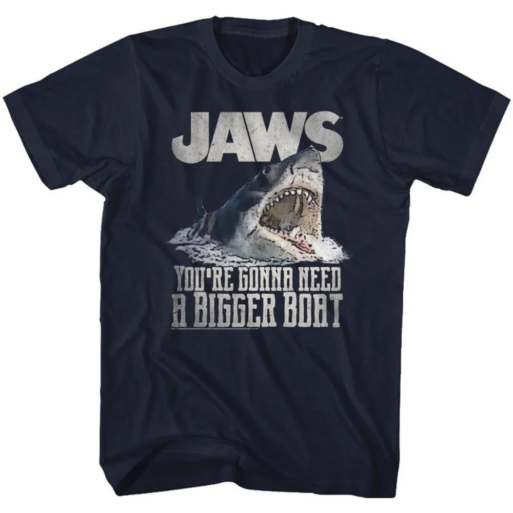 Jaws You re Going to Need a Bigger Boat Navy Blue Shirts XXXXL