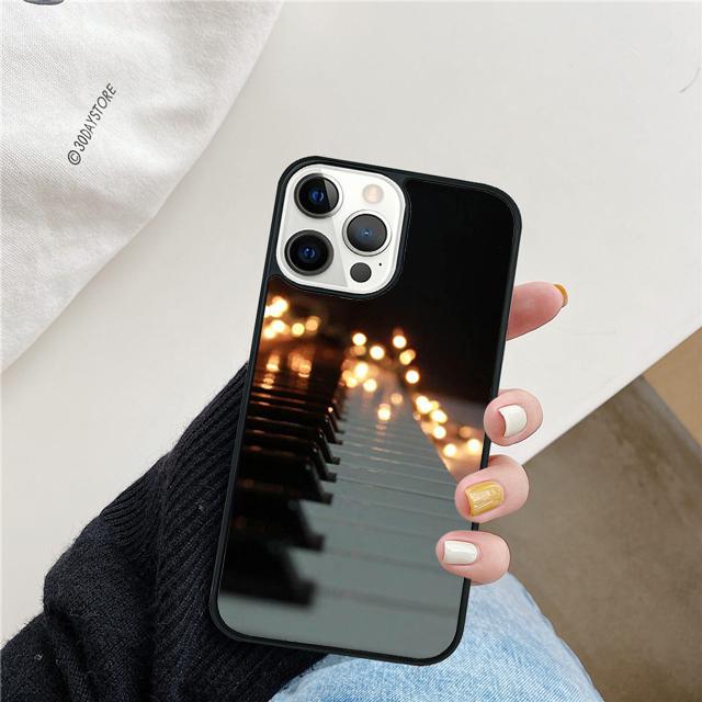 Piano Key Piano keys Phone Case Cover For iPhone 17 Air 15 16 14 13 12 Pro Max 11 Pro Max Plus Coque Shell