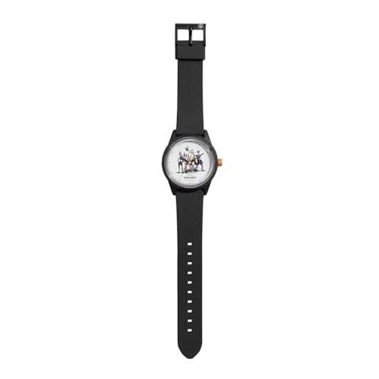 Citizen Armbanduhr Star Wars Kollektion Mandalorian QQ Smile Solar Analog 10 ATM Wasserdicht Polyurethan-Armband R00A-510VK Herren Schwarz