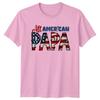 All American Papa Unisexs TShirt Patriotic Dad Fatherhood Fathers Day Gift For Him