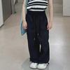 Korean Style Girls' Summer Casual Wide-Leg Overalls
