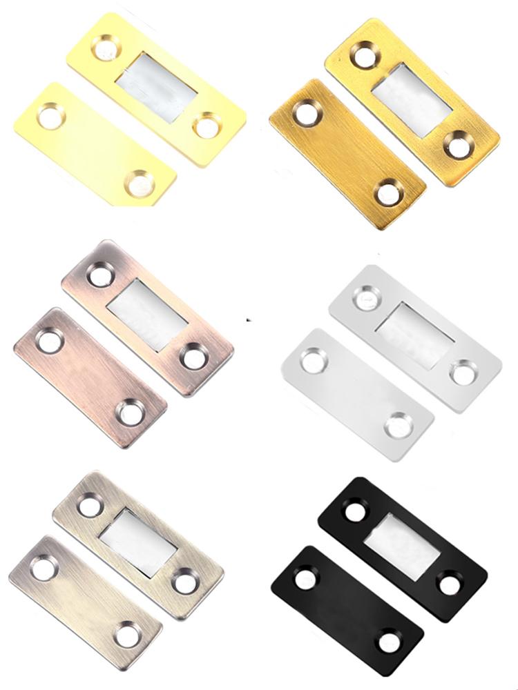 Magnetic Door Catch Ultra-thin Cabinet Magnets Closer Furniture Strong Magnetic Suction with Adhesive Tape for Cupboard