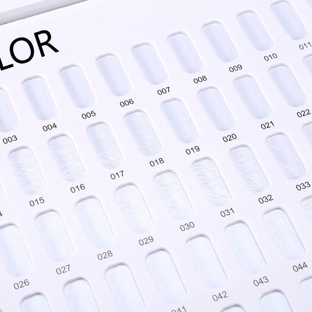 Livro de Exibição de Cores de Esmalte de Alta Qualidade 120 Cores Placa de Exibição de Esmalte Amostras de Cor