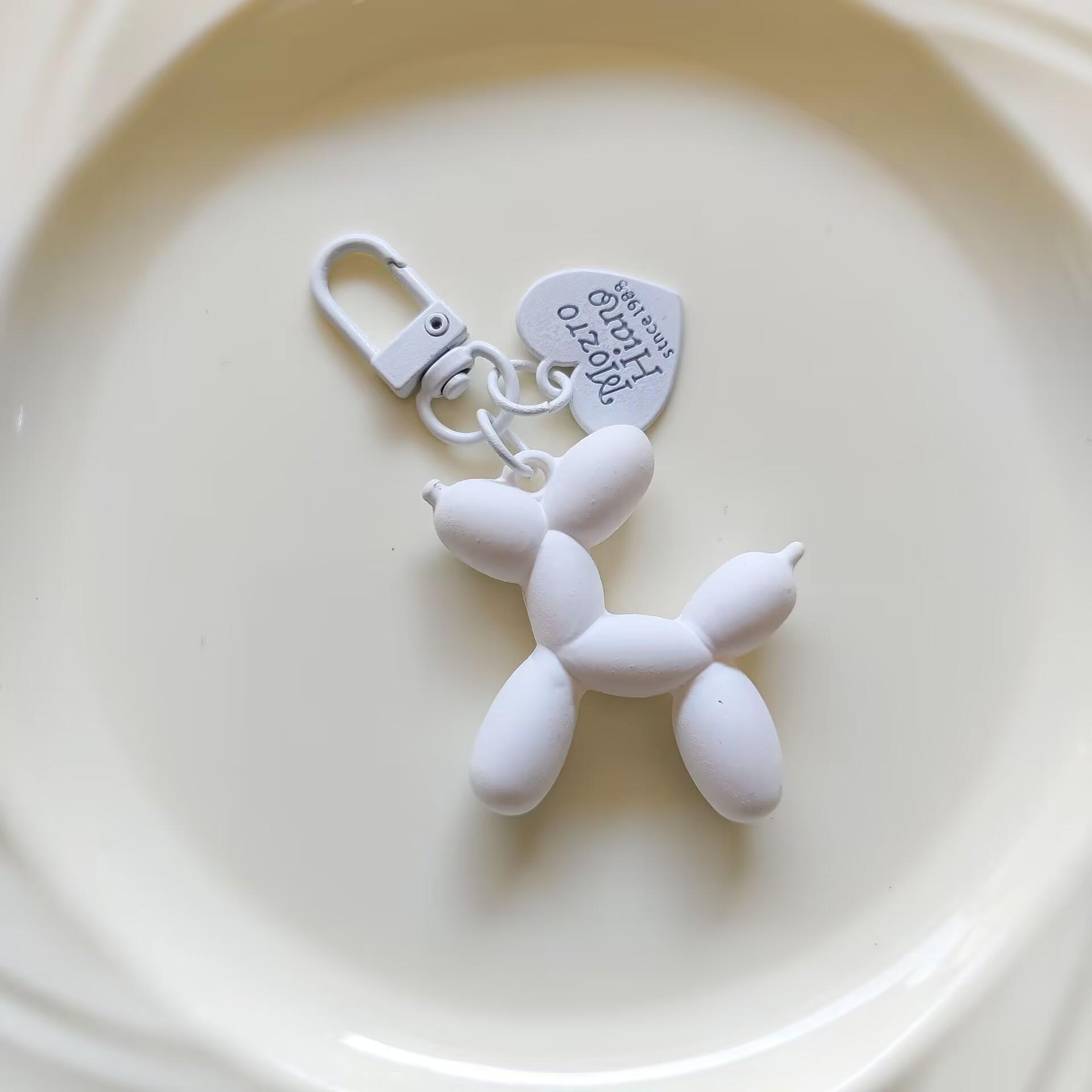 

Брелок и подвеска в виде собаки из цветного акрилового воздушного шара для багажа, наушников и чехлов для телефонов