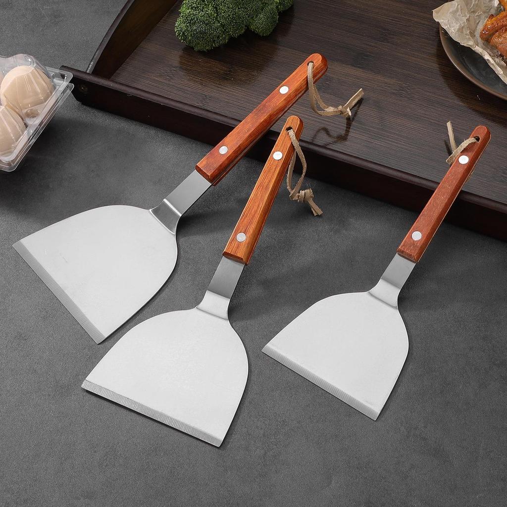 Stainless Steel Cooking Spatula for Pancakes, Pizza, Steak, and Fish